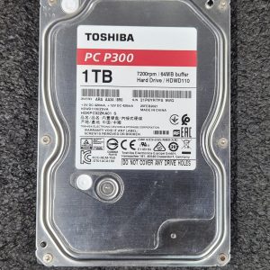Жорсткий диск Toshiba P300 1TB 3.5" SATA III 7200 RPM 64MB (HDWD110UZSVA) Б/В