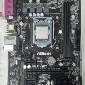 Материнська плата AsRock H81 Pro BTC R2.0 (S1150, INTEL H81, ATX) (H81 Pro BTC) Б/в