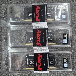 Оперативна памʼять Kingston Fury SODIMM DDR4-3200 16384 MB PC4-25600 Impact Black (KF432S20IB/16)