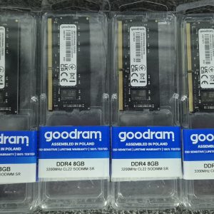 Оперативна памʼять Goodram SODIMM DDR4-3200 8192 MB PC4-25600 (GR3200S464L22S/8G)